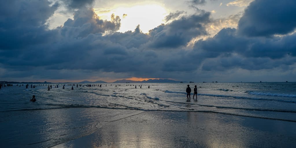 Vung Tau Back Beach auringonnousu